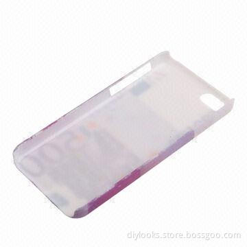 500 Par Value Plastic Protective Case for iPhone 5C with Euro Pattern, Anti-scratch